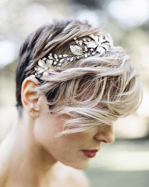 31 Wedding Hairstyles for Short to Mid Length Hair | StayGl
