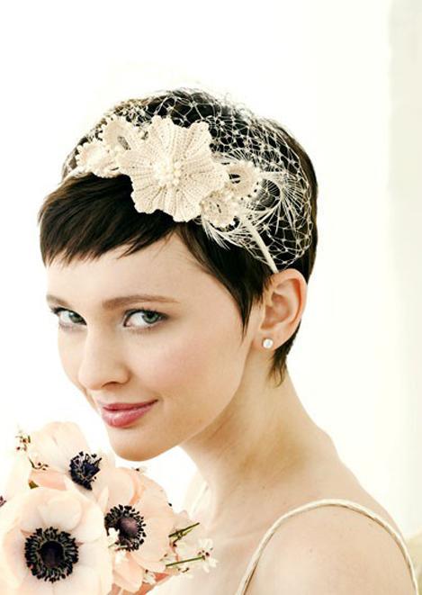 Very short wedding hairstyle - Women Hairstyl