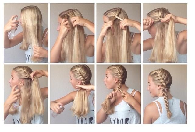 Simple Side Braid Tutorial - Hairstyles How To | Hair tutorial .