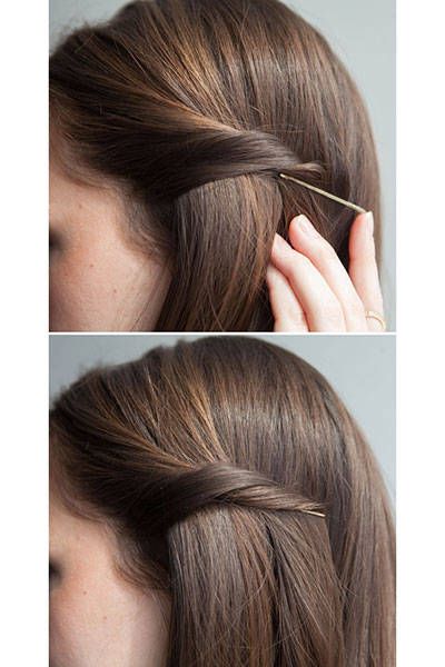 20 New Ways to Use Bobby Pins | Hair hacks, Straight hairstyles .