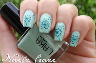 20 Simple Dandelion Nail Desig