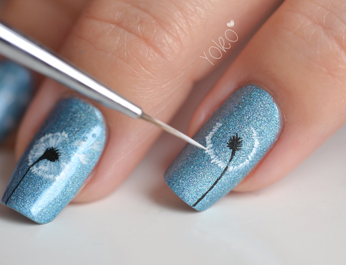 Dandelion nail art. | Dandelion nail art, Fashion nails, Nail art .