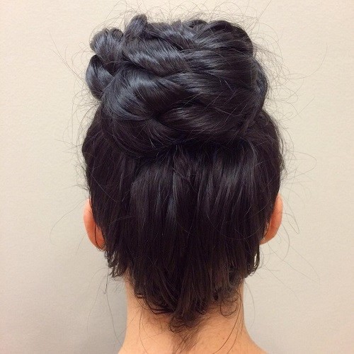 Simple Easy But Stylish Top Knots for Summer - Haircut Cra