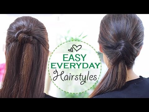 Easy everyday hairstyles - YouTu