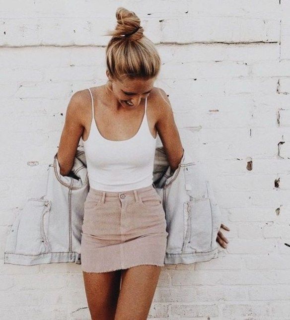 40 The Best Simple Fresh Outfits Ideas For Summer | Casual summer .