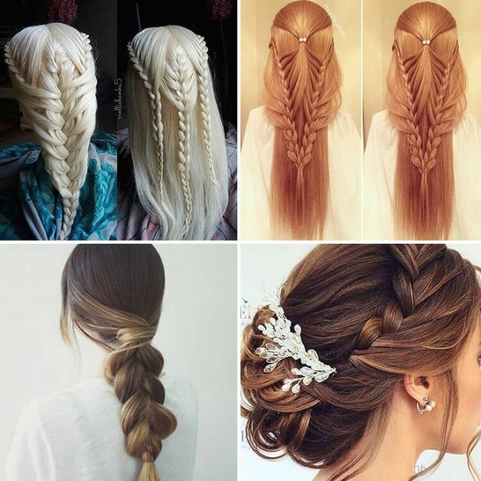 34 Easy Women Hairstyles for Long Hair on Festivals - Sens