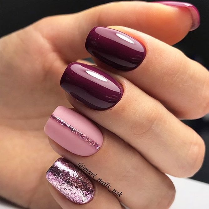 57 Must Try Fall Nail Designs And Ideas | Simple nails, Simple .