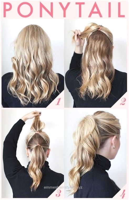 Nice Easy and Quick Ponytail Hairstyles for Work The post Easy and .