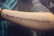 40 Simple Quote Tattoo Designs (1) | Simple quote tattoos, Cool .