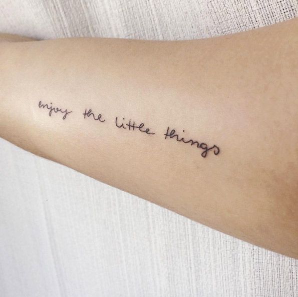 Zitat tattoo-Bild von Adrianna E. auf Tattoos | Minimalistisches .