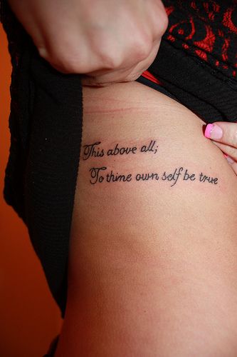 12 Super Simple Quote Tattoos for Girls - Pretty Desig