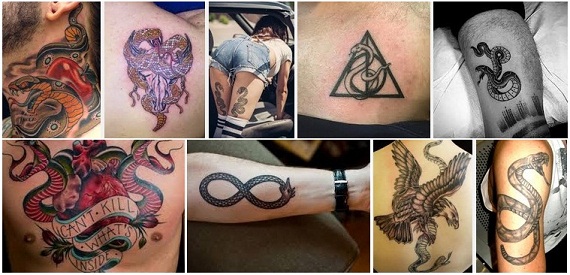 9 Simple and Traditional Snake Tattoo Designs with Meanin