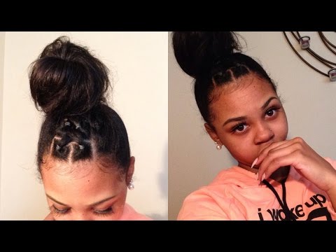 Spice Up Your Bun | Natural Hair | CrySTYLE Beauty - YouTu