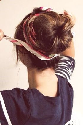 How to...Get creative with your sock bun | Hair beauty:__cat__ .