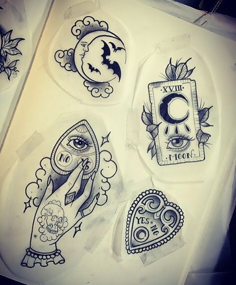 Pin by Lys Falk on X | Spooky tattoos, Tattoos, Tattoo drawin