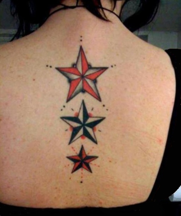 62+ Nice Star Tattoos On Ba