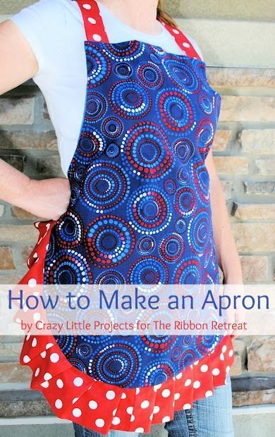 10 Easy Step by Step DIY Tutorials to Make Aprons | Diy apron .