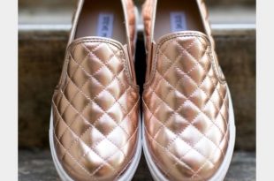 Steve Madden Shoes | Rose Gold Slip On Sneakers | Poshma