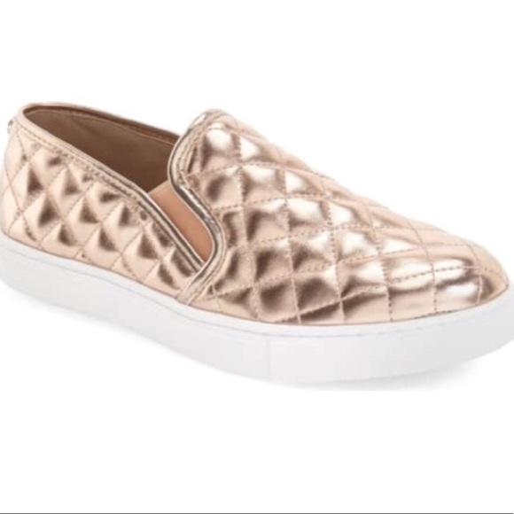 Steve Madden Shoes | Ecentrcq Rose Gold Slip Ons | Poshma