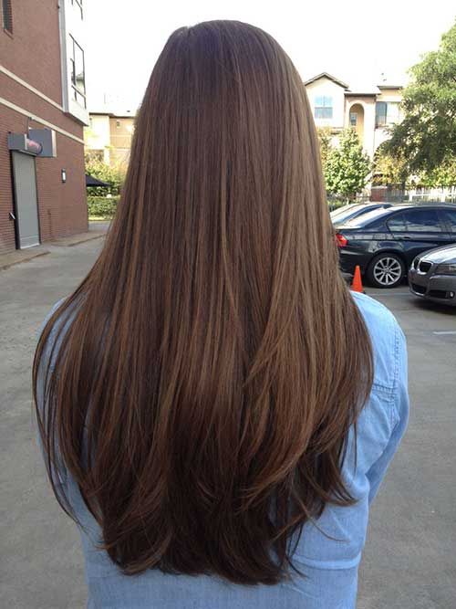 Straight Haircuts for Long Hair