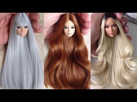Stunning Makeover Transformation of Barbie 😱 DIY Barbie Hair .