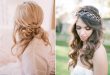 16 Stunning Half Up Half Down Wedding Hairstyles | weddingsonli