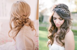 16 Stunning Half Up Half Down Wedding Hairstyles | weddingsonli