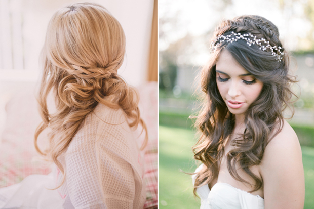 Stunning Half Up Half Down Wedding
  Hairstyles