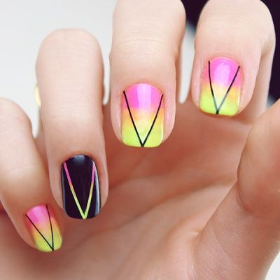 15 stunning neon nail designs to rock | Stylische nägel .