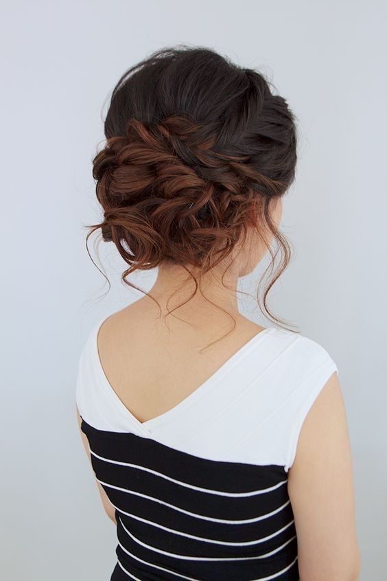 10 Stunning Up Do Hairstyles – Bun Updo Hairstyle Designs for .