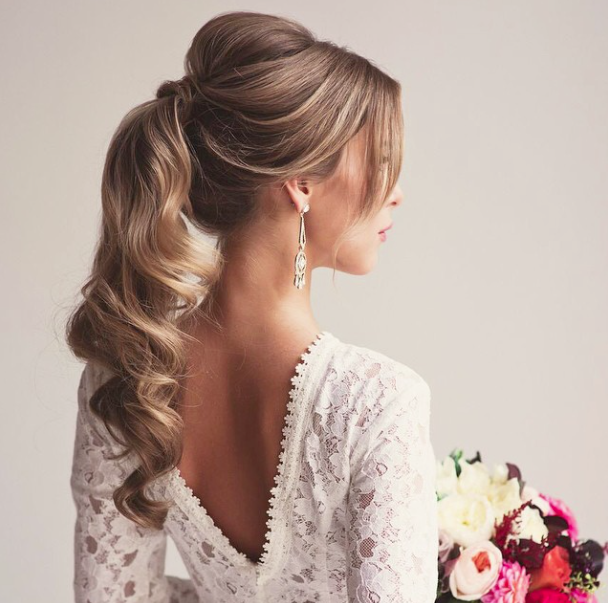 34 Stunning Wedding Hairstyles | Hair styles, Wedding hairstyles .