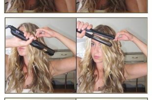 Style a Curly Hair with Your Flat Iron | Hair beauty, Hair hacks .