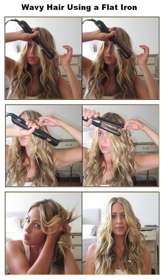 Style a Curly Hair with Your Flat Iron