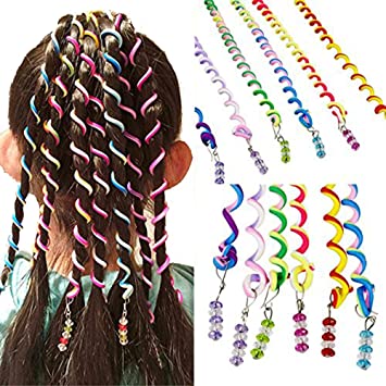 Amazon.com : Girls 12 Pcs Hair Twist DIY Tool Stylish Hair .