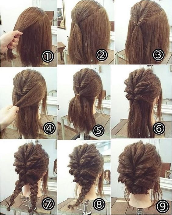 Stylish Summer Hair Bun Picture Step by Step Tutorial | Hairstyles .