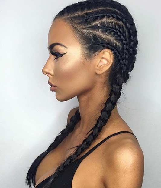 21 Trendy Braided Hairstyles to Try This Summer | Boxer braids .