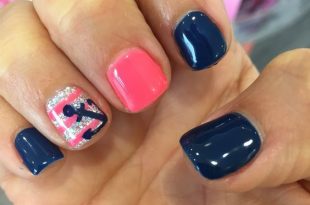 Easy Summer Nail Art - Deep Blue Sea | Cruise nails, Summer gel .