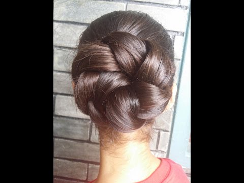 simple and easy summer twisted updo // hairstyle// - YouTu