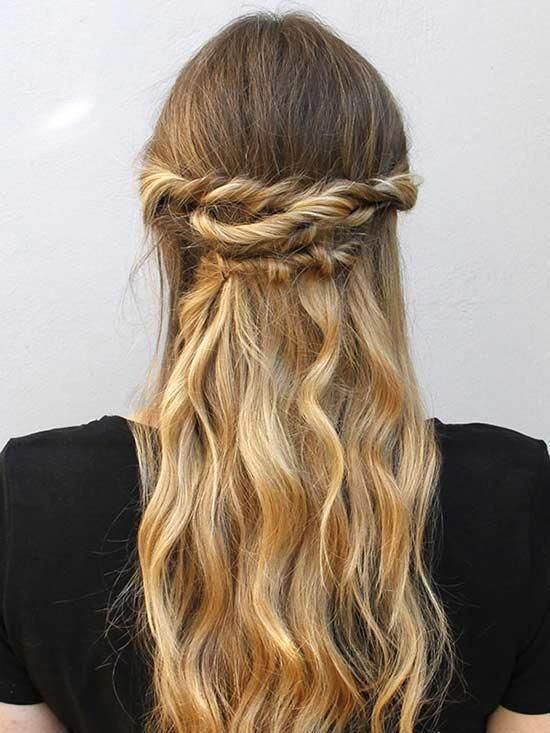 Casual #enoug #Headed #Summer #Twisted #Updo, #casual .
