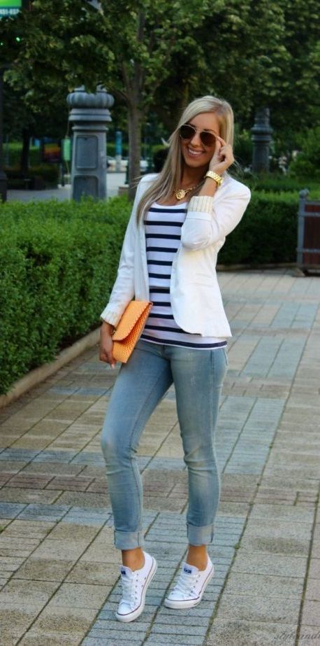 20 Super Casual Styles with Sneakers | Wearing | Fashion, Outfits .