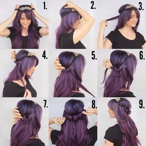 Super-Easy Hairstyles for Lazy Girls with
  Tutorials