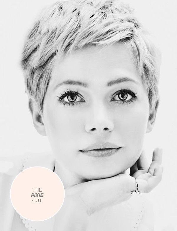 Top 10 Short Haircuts for Round Faces | Pixie haircut for round .
