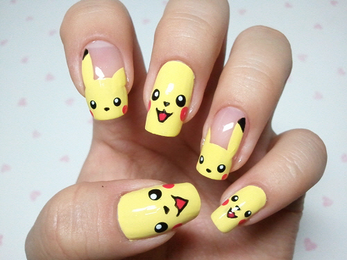 My sweet nail art, click through for tutorial (in my korean blog) .