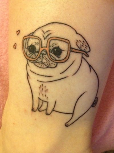 Get A Tattoo of Your Beloved Dog | Tattoos for dog lovers, Pug .