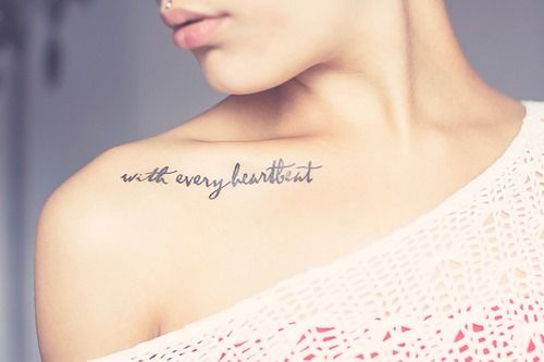 55 Unique Tattoo Quote Ideas for Women and Gir