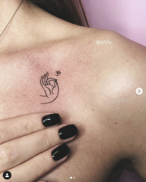 OM || Small Tattoo Designs With Powerful Meaning || Small Tattoo .