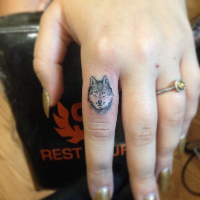 102 Small Tattoo Ideas For Your First Ink | Small wolf tattoo .