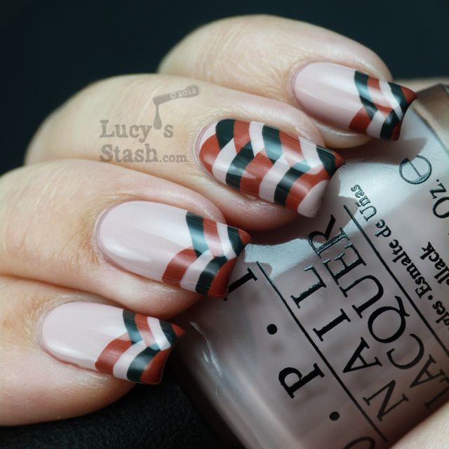 Lucy's Stash - Fishtail braid french tip | Diy nail designs .