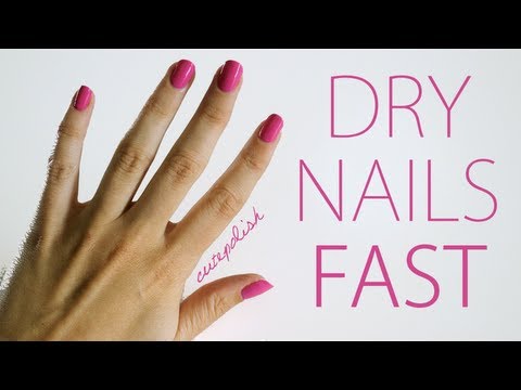 5 Ways To Dry Your Nails Fast! - YouTu