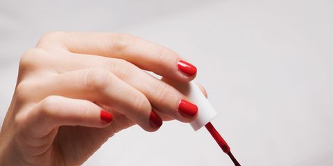 How to make nail polish dry faster - Cold water makes nail polish .